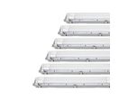 Réglette étanche 150 cm double pour Tube LED T8 IP65 (Boitier vide)