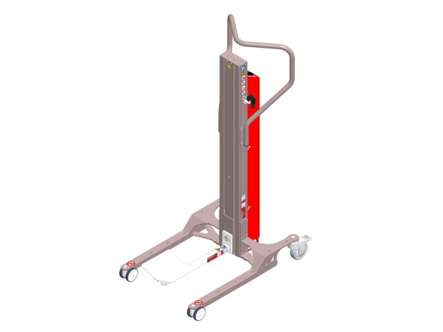Gerbeur monomât à levée électrique 30 kg avec éperon à galet et plateau V | Astair 