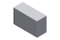 Meuble de rangement mural - Type EMPC1200 | R-MHPCS-12