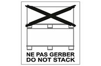 Étiquette d'expédition spéciale palette - 114 x 130 mm