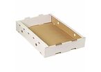 Plateau de transport carton - BLANC 560 x 420 x 100 mm