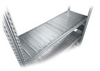 Tablette de rayonnage métallique Galvastar L.1350 x P.320 mm