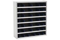 Armoire À Casiers Gris Prof : 20 Cm H : 108 Cm