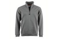 Sweatshirt zippé gris | HOFFMANN GROUP