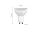 Pack de  10 - Ampoule LED GU10 8W 220V - Blanc Froid 6000K - 8000K
