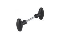 THIRARD - Bouton double ovoide carré 6x90mm 1 portée noir