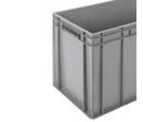 Bac gerbable norme europe 600x400x420 mm Plein