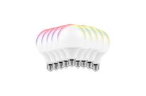 Pack de  10 - Ampoule LED Connectée Wifi E27 11W G95 RGBW