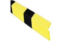 AE&amp;amp;T - Amortisseur de chocs angle - Paquet 10 bandes - Polyéthylène Noir/jaune 14mm - Protection angles