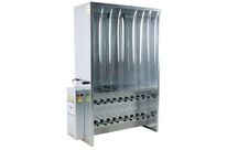 Manutan Expert - Vestiaire Séchant à Rideau - 10 Personnes - 1900x1200x500mm - Acier Galvanisé - 220V