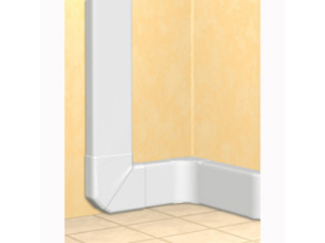 Goulotte 50x150 DLP monobloc - 2 couv 65 mm - L. 2 m - blanc  Legrand 