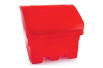 Jonesco - Bac à sel et sable 200 L Rouge - Robuste et Durable - Stockage Sécurisé