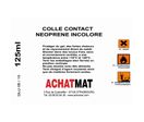 Lot de 12 colle contact néoprène en tube de 125 ml