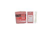 THIRARD - Lot de 10 étiquettes &amp;quot;danger - ne pas ouvrir&amp;quot;? langue fr/gb/es