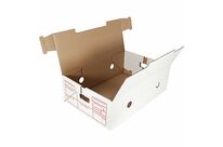 Caisse viande - BLANC 600 x 400 x 175 mm