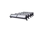 Pack de  5 - Linéaire Highbay LED 200W NOIR - Blanc Froid 6000K - 8000K
