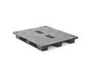 Palette plastique QP1311MB3RR-CD, Medium /1300x1100x150, plateau fermé, 3 semelles