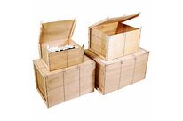 Caisse bois contreplaqué Mussy® - Paquet de 10