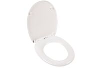 Rossignol Pro - Abattant WC Thermodur Majestic Blanc - 45x38x4 cm - Durable et Confortable