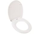 Rossignol Pro - Abattant WC Thermodur Majestic Blanc - 45x38x4 cm - Durable et Confortable