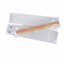 Sac baguette liassé micro-perforé - 12,5 x 70 + 3,5 cm