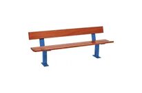 Banc bois et acier Pagode