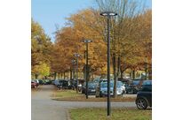 Lampadaire LED 60W 9000lm IP65 220V Dimmable 0-10V - Blanc Neutre 4000K - 5500K
