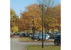 Lampadaire LED 60W 9000lm IP65 220V Dimmable 0-10V - Blanc Neutre 4000K - 5500K