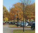 Lampadaire LED 60W 9000lm IP65 220V Dimmable 0-10V - Blanc Neutre 4000K - 5500K