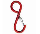 Crochet de levage S à oeil avec linguet de sécurité