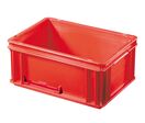 Caisse plastique Athéna rouge 400x300 volume 15 litres