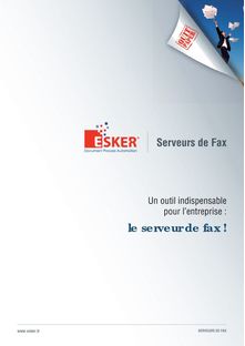Un outil indispensable pour l'entreprise : le serveur de fax!