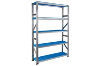 Rayonnage Galvaplast bleu L.1500 x P.400 mm Départ