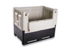 Caisse palette pliable Smartbox Grande hauteur à trappe d'accès 1200 x 800