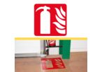 IDENTIFICATION MARQUAGE DES SOLS EXTINCTEUR KIT DE 10 PIECES INTERIEUR 480x470mm