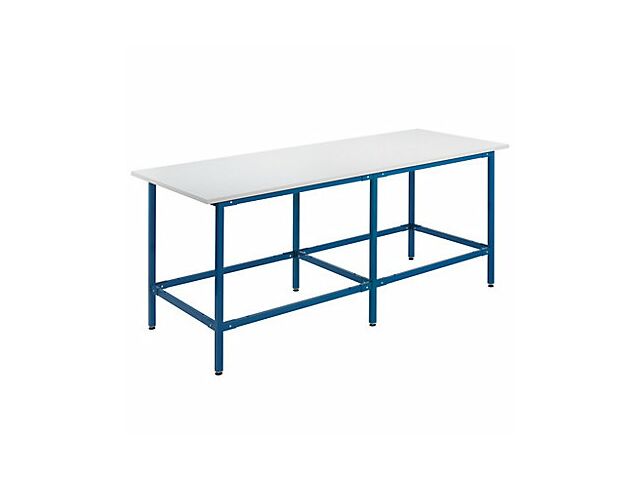 Table de travail - Nombre de pieds 6 3000 x 800 x 1000 mm