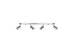 Plafonnier 4 Spots Orientables pour Ampoule GU10 - Métal