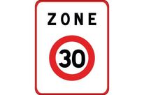 Panneau entrée d'une zone 30 - B30
