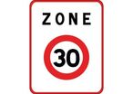Panneau entrée d'une zone 30 - B30