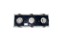 Support Spot GU10 Encastrable Orientable Triple Projecteur