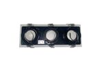 Support Spot GU10 Encastrable Orientable Triple Projecteur