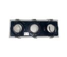 Support Spot GU10 Encastrable Orientable Triple Projecteur
