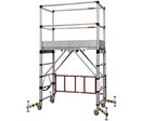 Duarib - Échafaudage roulant Télétower 2 aluminium - Hauteur travail 4m - Compact et mobile