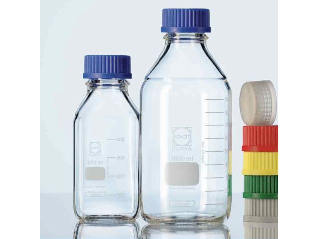 Flacon de laboratoire en verre DURAN de 25 ml à 20 l