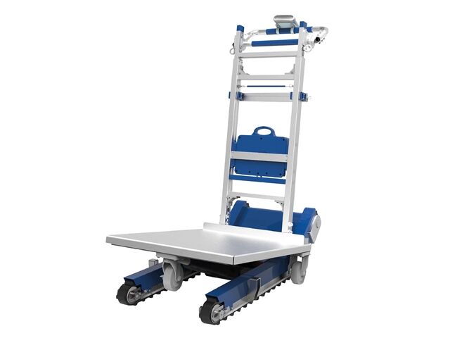 Diable monte-escaliers électrique aluminium à chenilles 300 kg