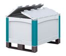 Bito - Caisse-palette plastique SL86 800x600x720mm - 223L, 500kg charge max, usage alimentaire, polypropylène, gris