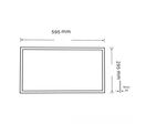 Pack de  10 - Panneau LED 60x30 36W Blanc - Blanc Neutre 4000K - 5500K - Blanc Froid 6000K -