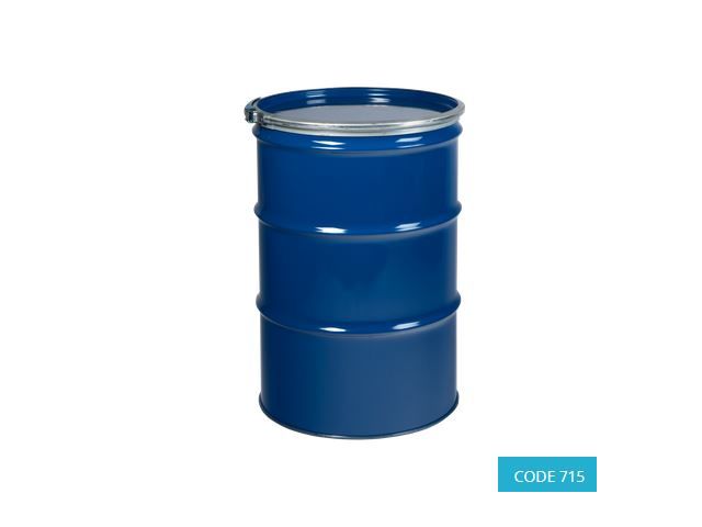 Fût en acier laqué -  1A2/Y/100 &amp; 1A2/X270/S - 210L UN - CODE 715