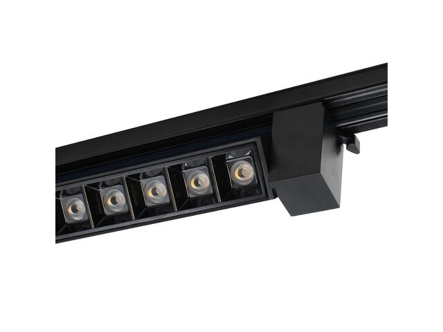 Projecteur Linéaire sur Rail Monophasé 20W 33cm Noir - Blanc Neutre 4000K - 5500K