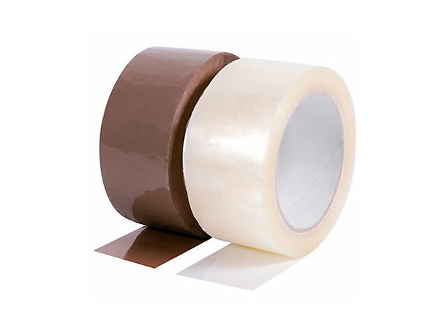 Ruban adhésif polypropylène standard - HOT MELT TRANSPARENT 75 mm x 100 m